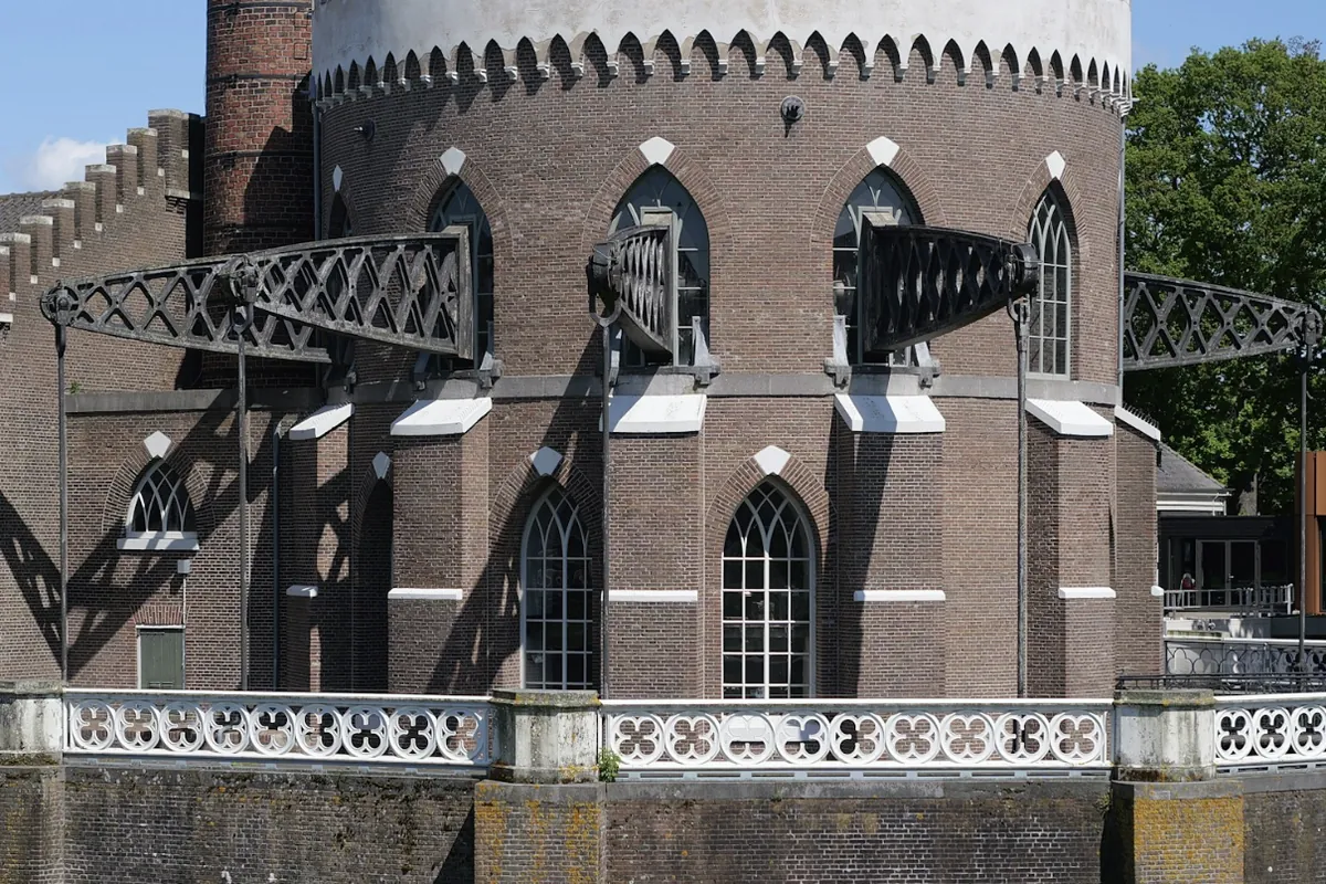Gemaal De Cruquius in de Haarlemmermeer, het historische stoomgemaal vlak bij Hoofddorp